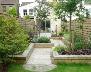 Thi công nhanh sân vườn nhà hàng