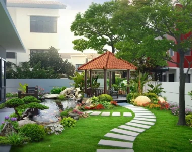 Dịch vụ Thi công sân vườn nhà hàng tại Gò Vấp