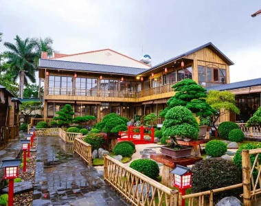 Mẫu sân vườn nhà hàng đẹp