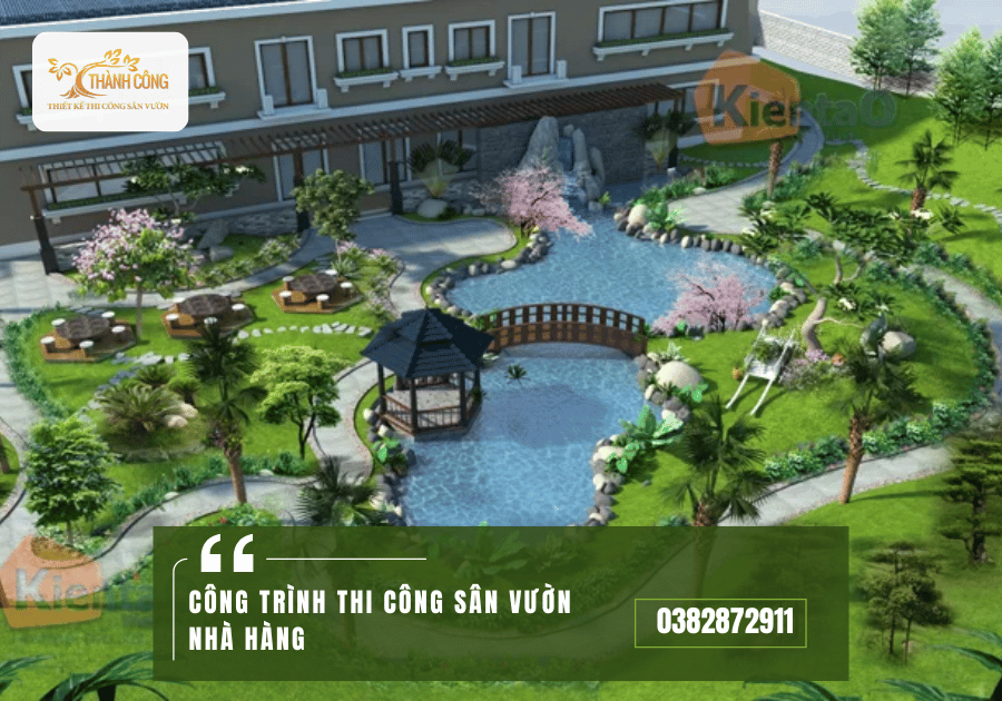 CÔNG TRÌNH THI CÔNG SÂN VƯỜN CÔNG TY, NHÀ MÁY,...