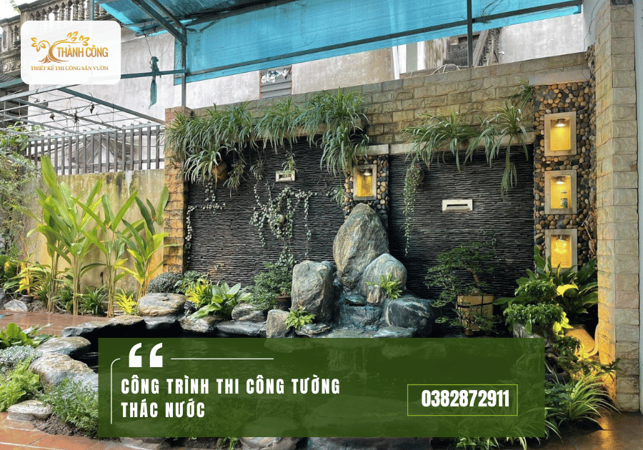 CÔNG TRÌNH THI CÔNG SÂN VƯỜN NHÀ HÀNG