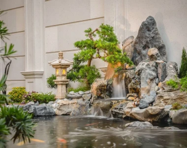 Sân vườn biệt thự phong thủy