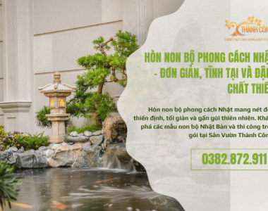 Hòn Non Bộ Phong Cách Nhật – Đơn Giản, Tĩnh Tại và Đậm Chất Thiền