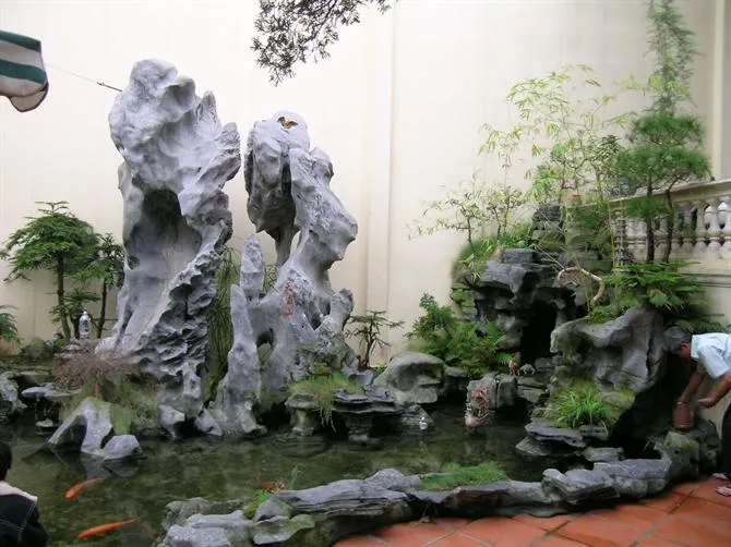 Hòn non bộ sân vườn phong thủy 4