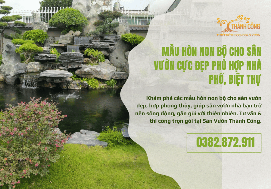 Mẫu hòn non bộ sân vườn 1