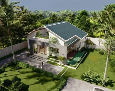 Sân vườn biệt thự mini