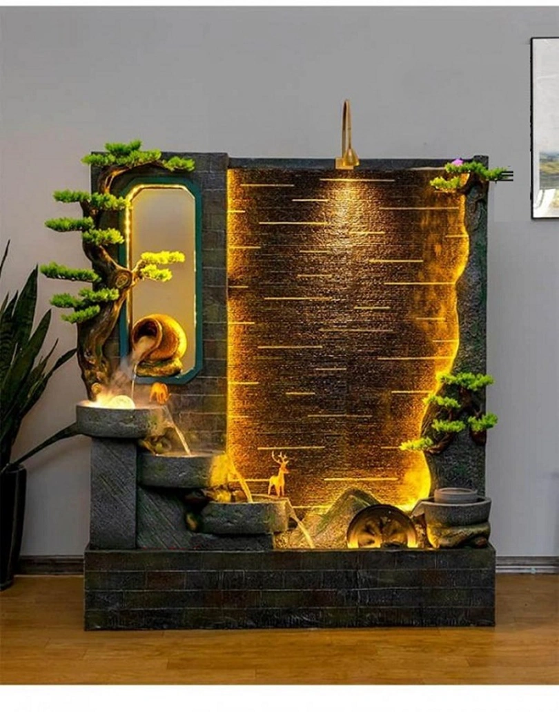 Mẫu tường thác nước cho spa