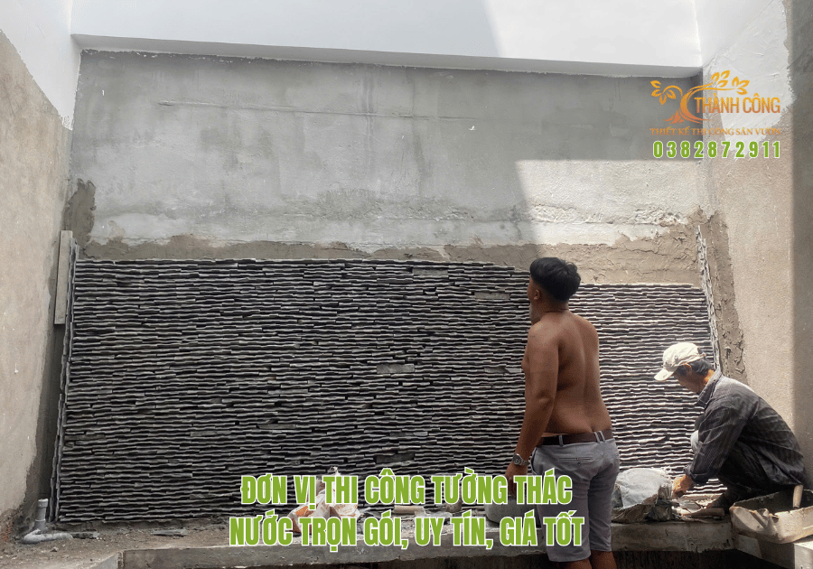 n vị Thi công tường thác nước trọn gói, Uy tín, Giá tốt 1