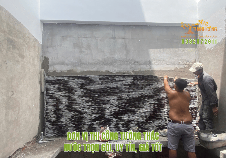 n vị Thi công tường thác nước trọn gói, Uy tín, Giá tốt 2