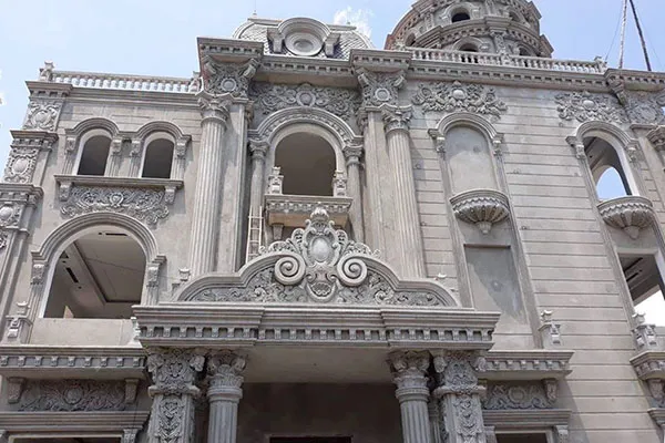 Phù điêu Á Đông mặt tiền