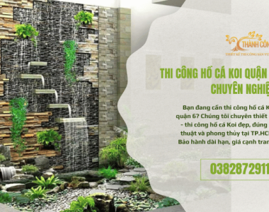 Thi Công Hồ Cá Koi Quận 6 Chuyên Nghiệp – Bền Đẹp – Đúng Phong Thủy