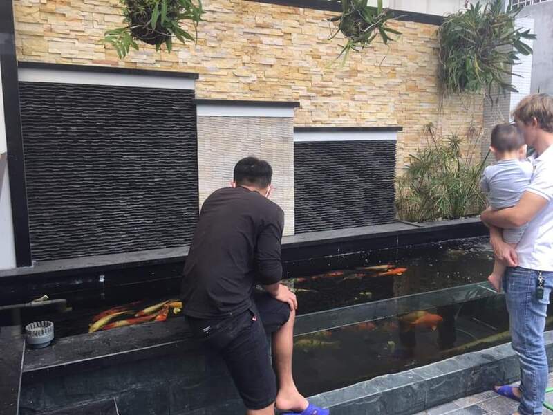 suối trang trí thác nước