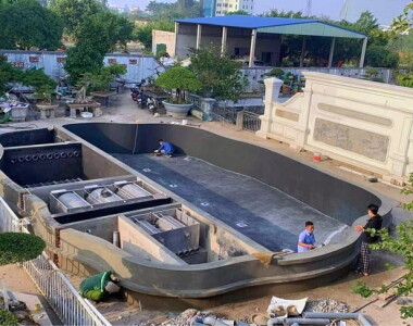 Thiết kế và thi công hồ cá Koi tại Quận 7