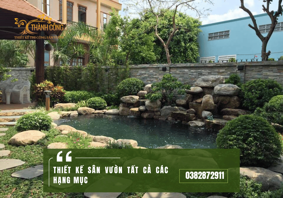 Thi công sân vườn trọn gói tại quan 8