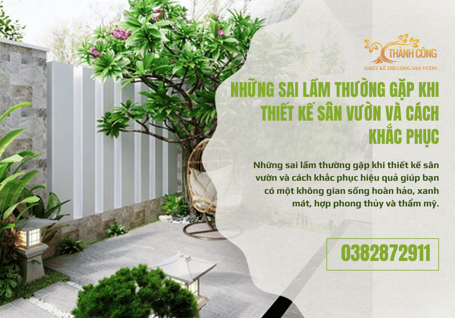 Thiết Kế Sân Vườn Biệt Thự 1-1