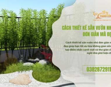 Tự tay thiết kế sân vườn mini tại nhà – Hướng dẫn chi tiết