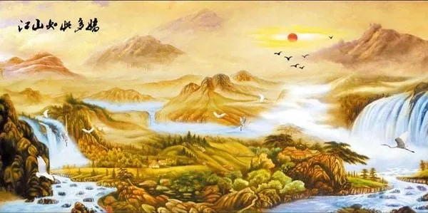 Tranh sơn dầu cho người mệnh Thổ