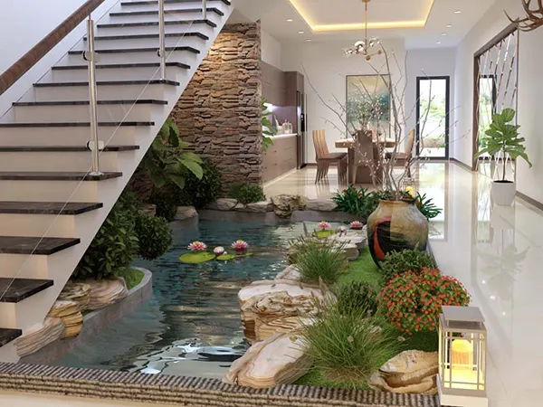 Có nên xây hồ cá Koi trong nhà không?
