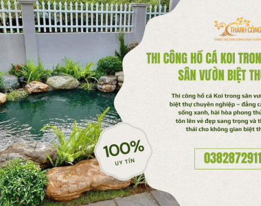 Các yếu tố quan trọng khi thiết kế hồ cá koi