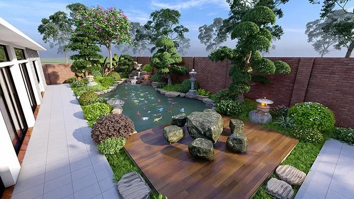 thi-cong-san-vuon-biet-thu-thu-duc-ho-ca-koi