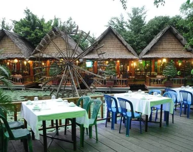 Thi công sân vườn nhà hàng Tiền Giang