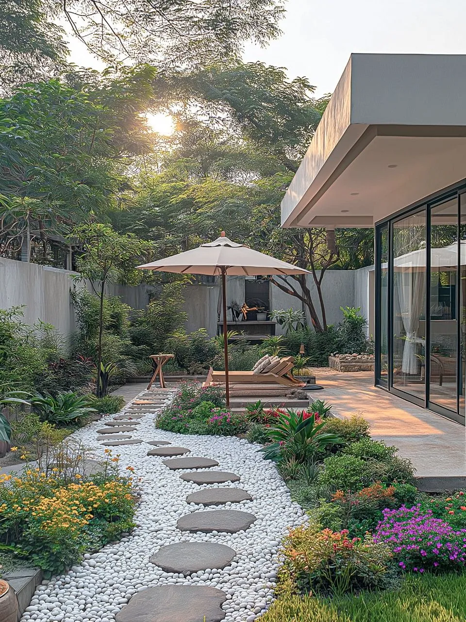 tieu canh san vuon hoc mon