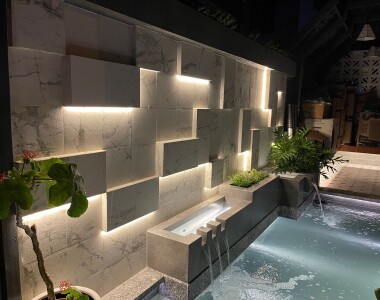 Những lỗi thường gặp khi thi công tường thác nước